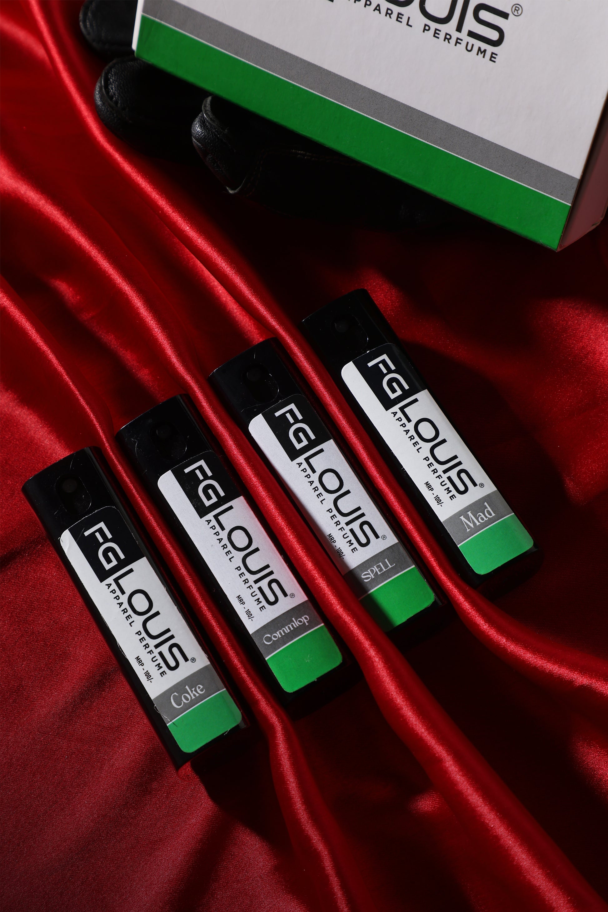 FG LOUIS Luxury Perfume Gift Set – 4 x 15ml (MAD, COKE, COMMLOP, SPELL)
